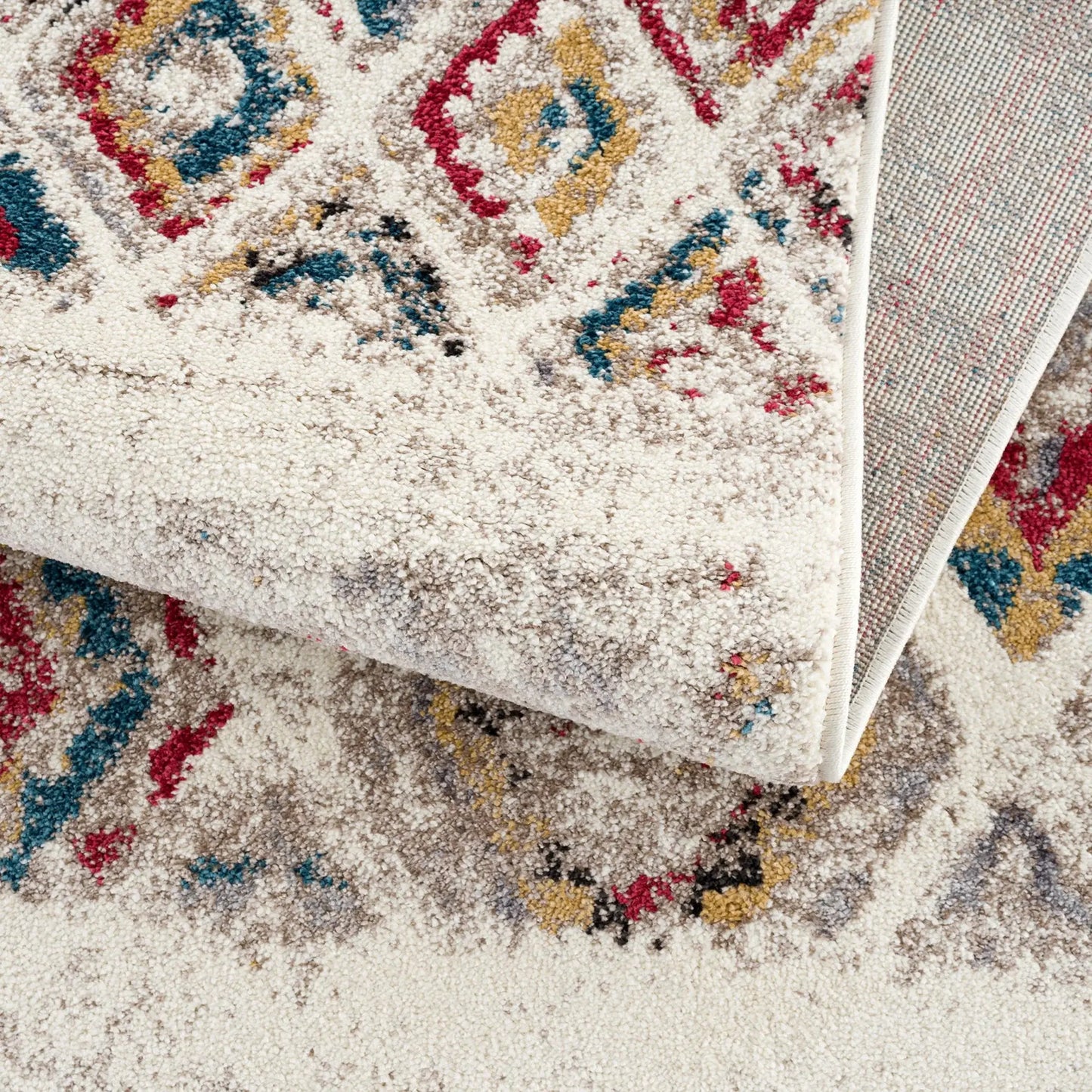 4' X 6' Cream Southwestern Area Rug - Homeroots - Flyclothing LLC
