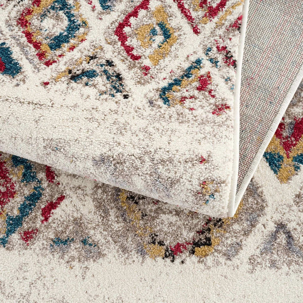 8' X 11' Cream Southwestern Area Rug - Homeroots - Flyclothing LLC