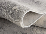 4' X 6' Gray Modern Abstract Area Rug - Homeroots