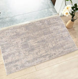 3' X 5' Gray Abstract Dhurrie Area Rug - Homeroots