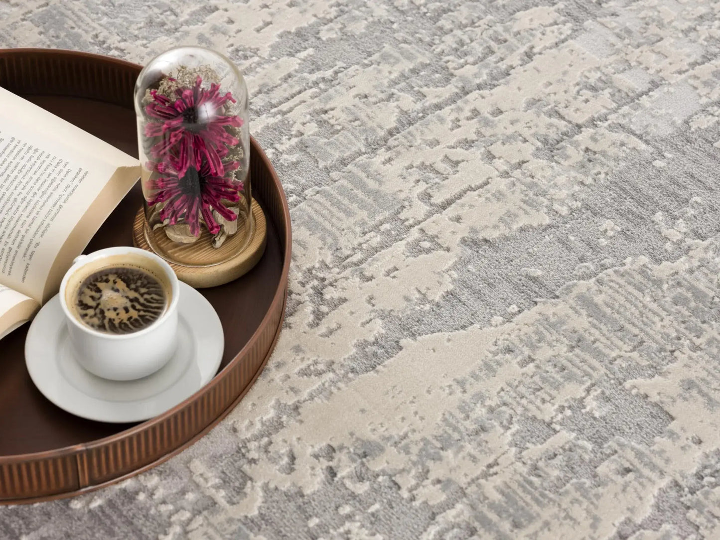 4' X 6' Gray Metro Modern Abstract Area Rug - Homeroots - Flyclothing LLC
