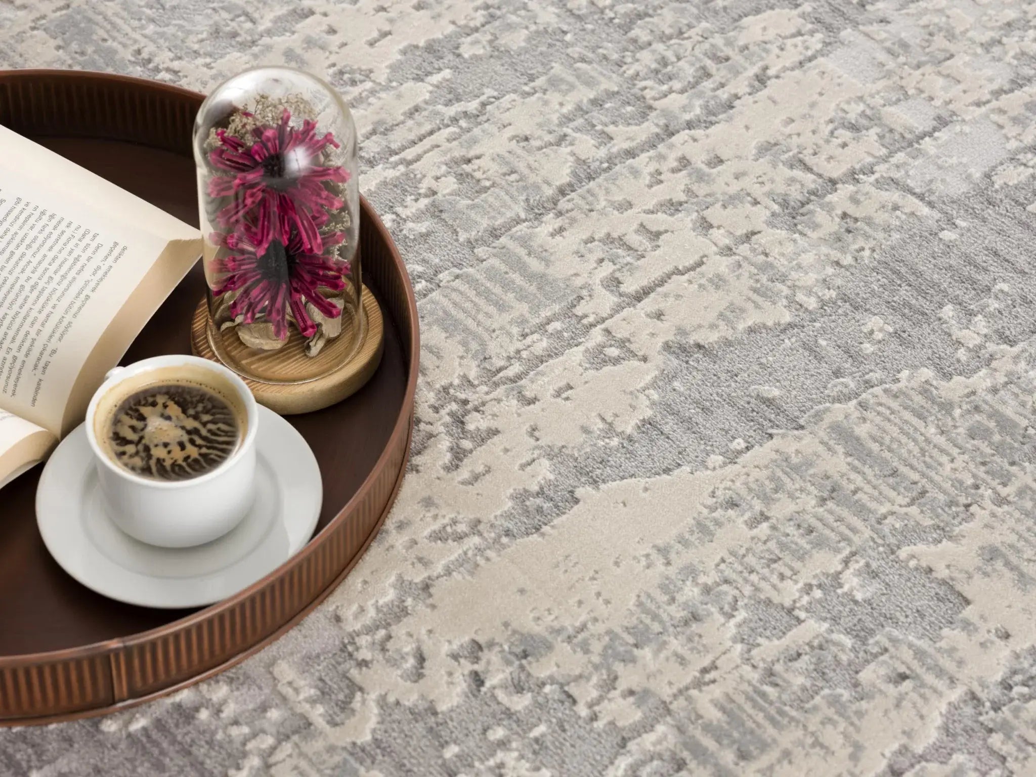 4' X 6' Gray Metro Modern Abstract Area Rug - Homeroots - Flyclothing LLC
