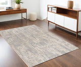 4' X 6' Gray Metro Modern Abstract Area Rug - Homeroots