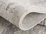 5' X 8' Grey Abstract Area Rug - Homeroots