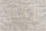 5' X 8' Grey Abstract Area Rug - Homeroots