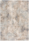 4' X 6' Beige And Ivory Abstract Area Rug - Homeroots