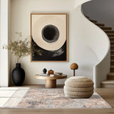8' X 10' Beige Abstract Dhurrie Area Rug - Homeroots - Flyclothing LLC