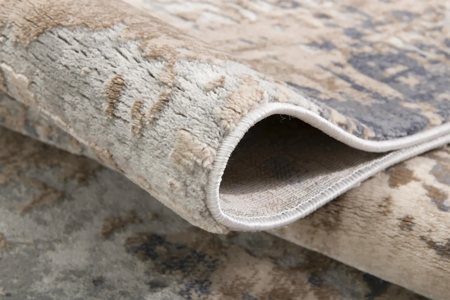 8' X 10' Beige Abstract Dhurrie Area Rug - Homeroots - Flyclothing LLC