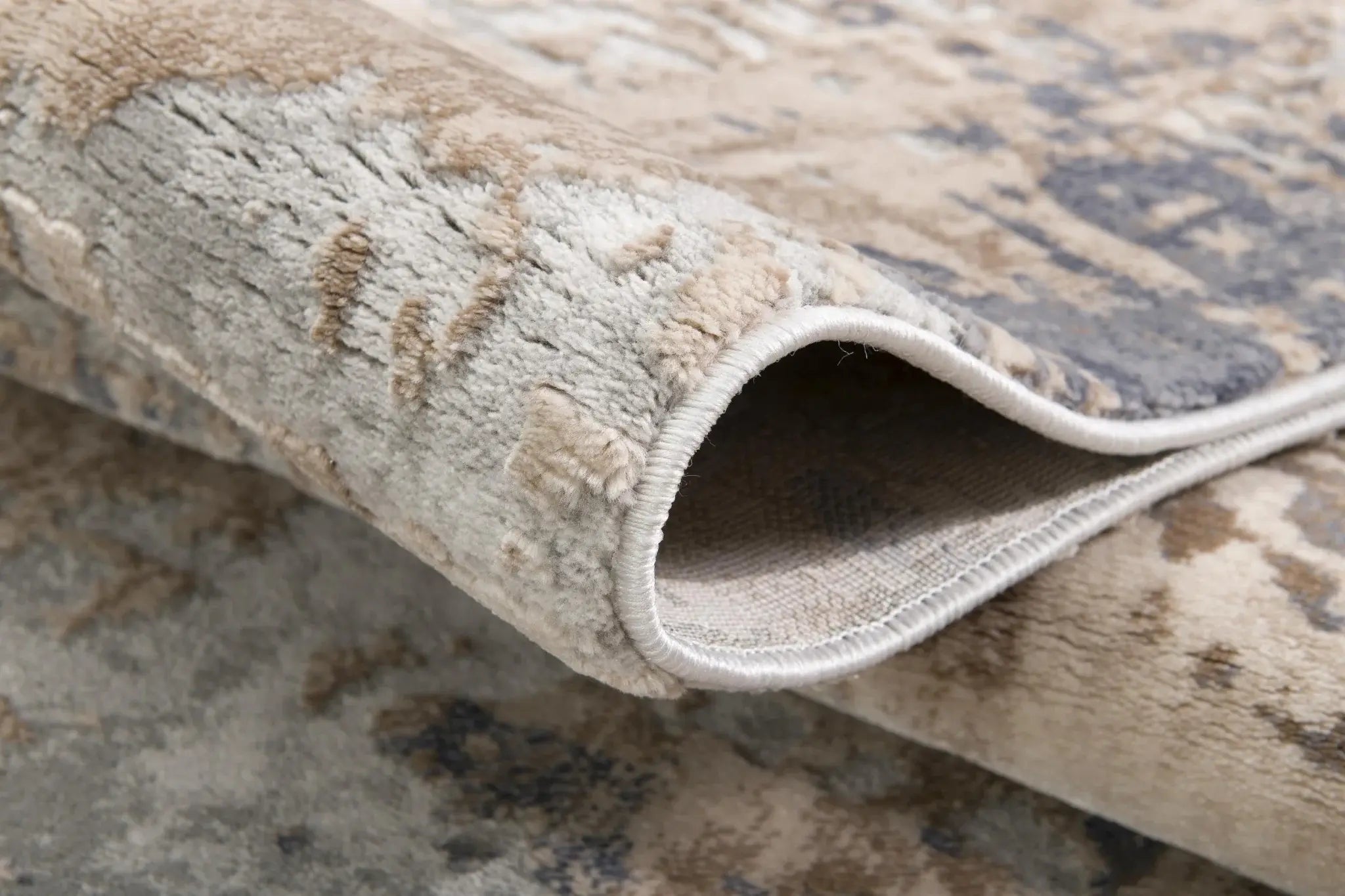 8' X 10' Beige Abstract Dhurrie Area Rug - Homeroots - Flyclothing LLC