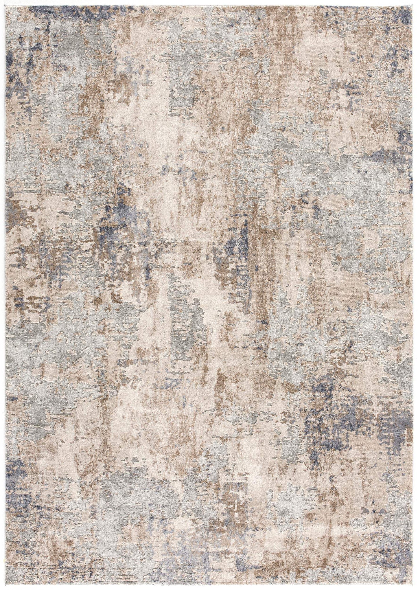 8' X 10' Beige Abstract Dhurrie Area Rug - Homeroots - Flyclothing LLC