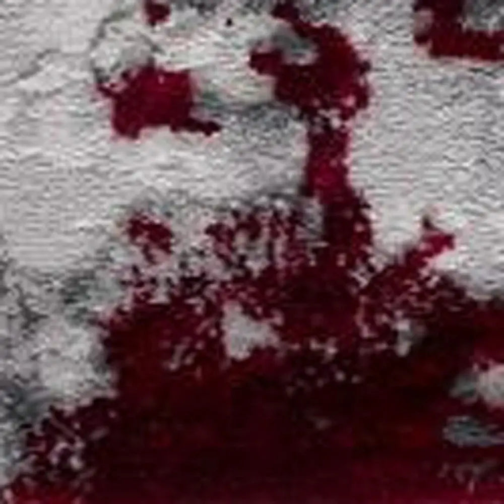 4' X 6' Red Abstract Dhurrie Area Rug - Homeroots - Flyclothing LLC