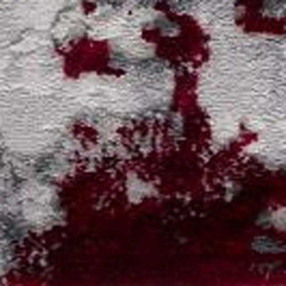 6' X 9' Red Abstract Dhurrie Area Rug - Homeroots - Flyclothing LLC