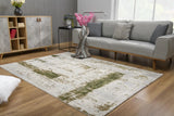 4' X 6' Green Abstract Dhurrie Area Rug - Homeroots - Flyclothing LLC