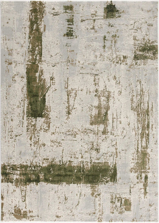 4' X 6' Green Abstract Dhurrie Area Rug - Homeroots - Flyclothing LLC