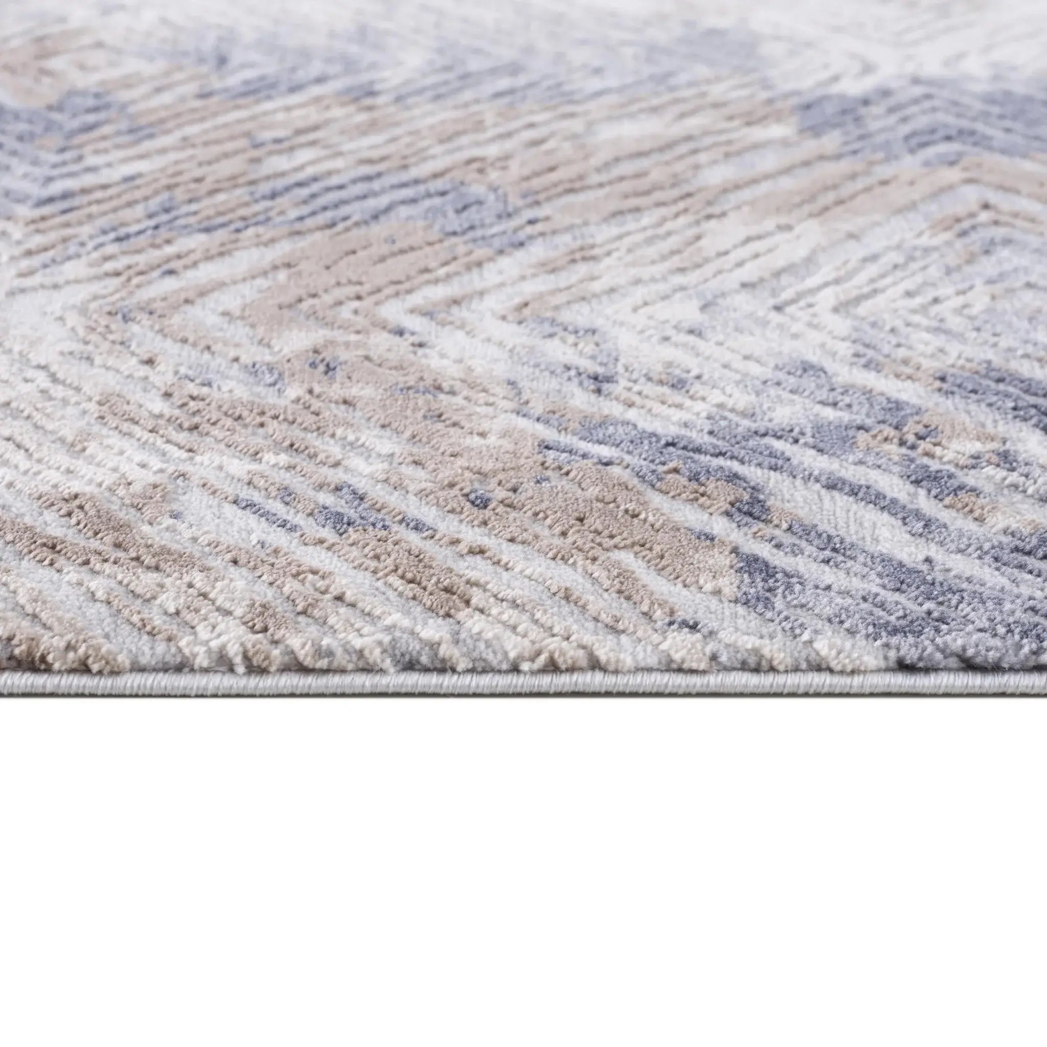 3' X 5' Beige Abstract Printed Area Rug - Homeroots - Flyclothing LLC