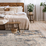 4' X 6' Beige Abstract Printed Area Rug - Homeroots - Flyclothing LLC