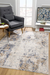 5' X 8' Ivory And Beige Abstract Diamonds Area Rug - Homeroots - Flyclothing LLC