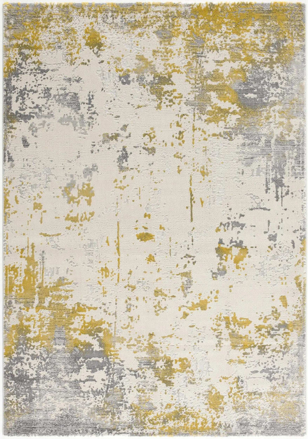 4' X 6' Gold Abstract Dhurrie Area Rug - Homeroots - Flyclothing LLC