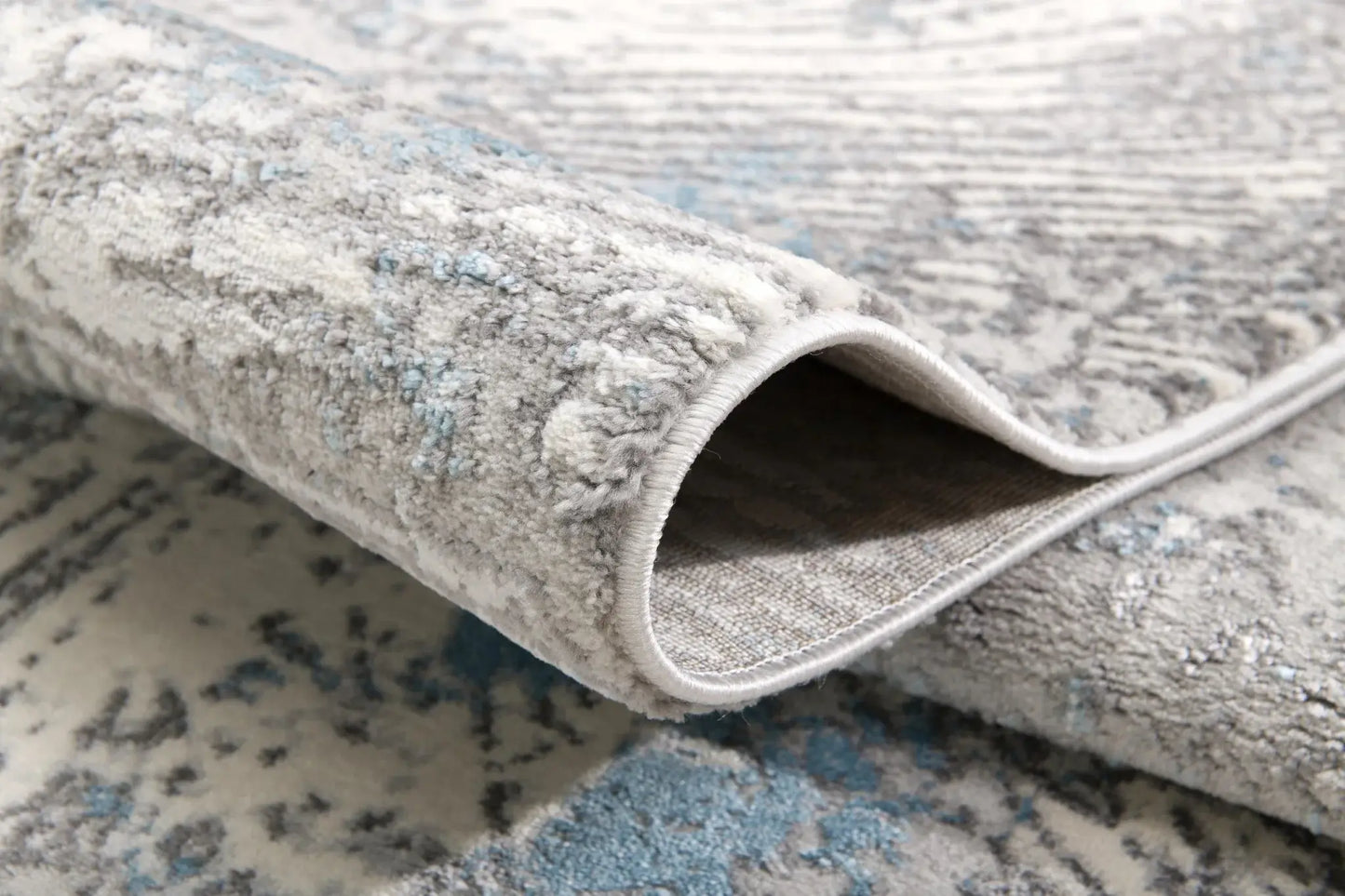 8' X 10' Blue Abstract Dhurrie Area Rug - Homeroots - Flyclothing LLC