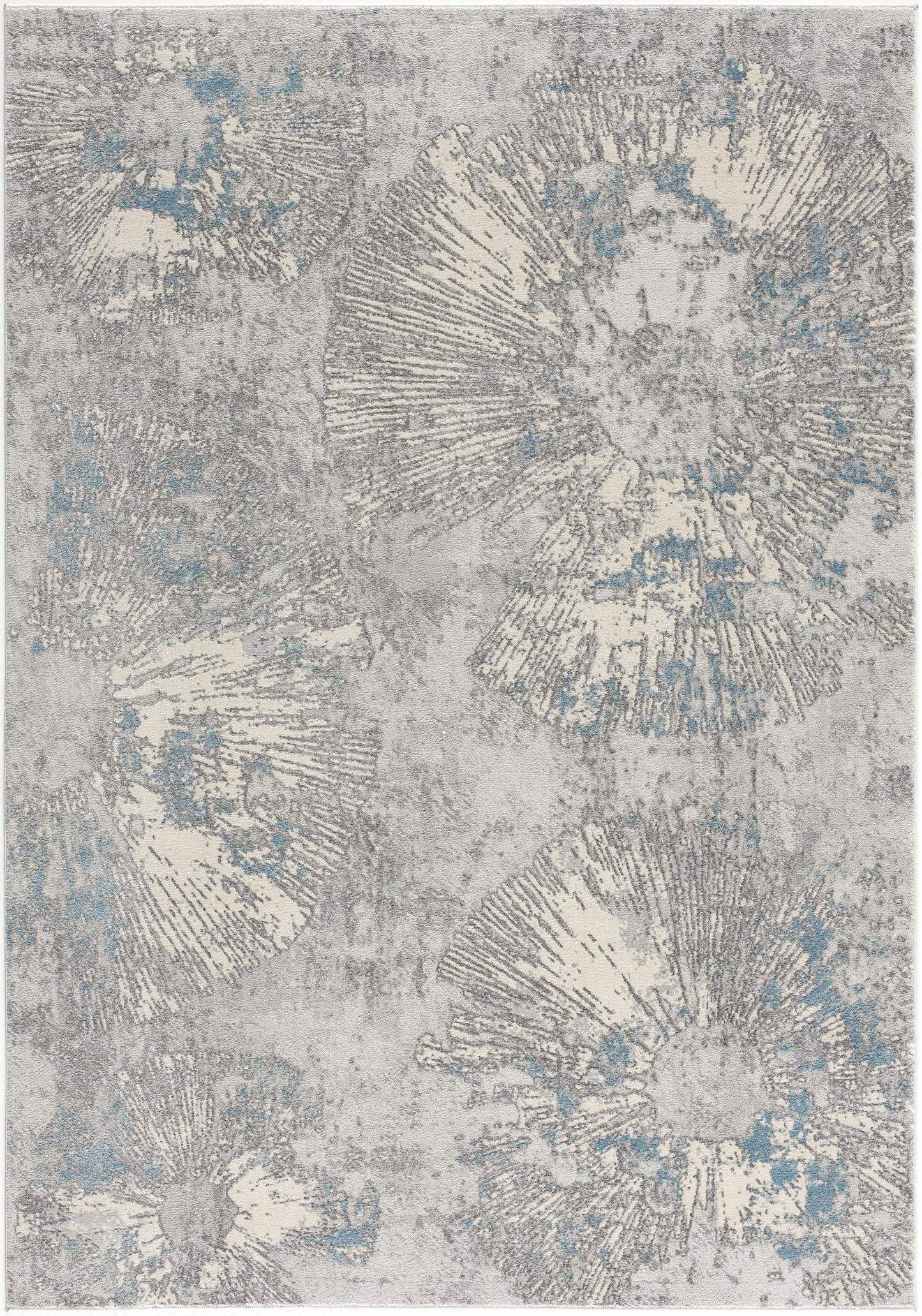 8' X 10' Blue Abstract Dhurrie Area Rug - Homeroots - Flyclothing LLC