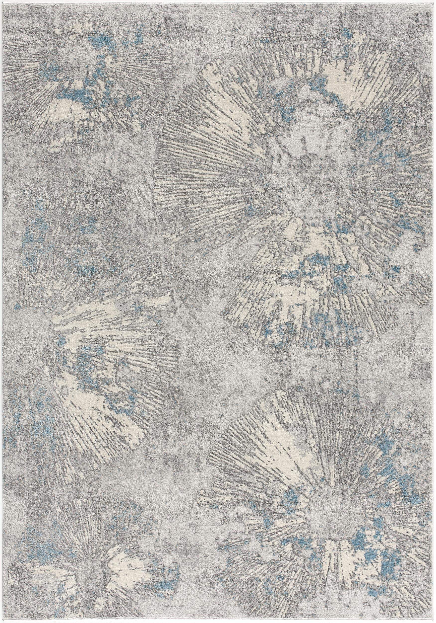8' X 10' Blue Abstract Dhurrie Area Rug - Homeroots - Flyclothing LLC
