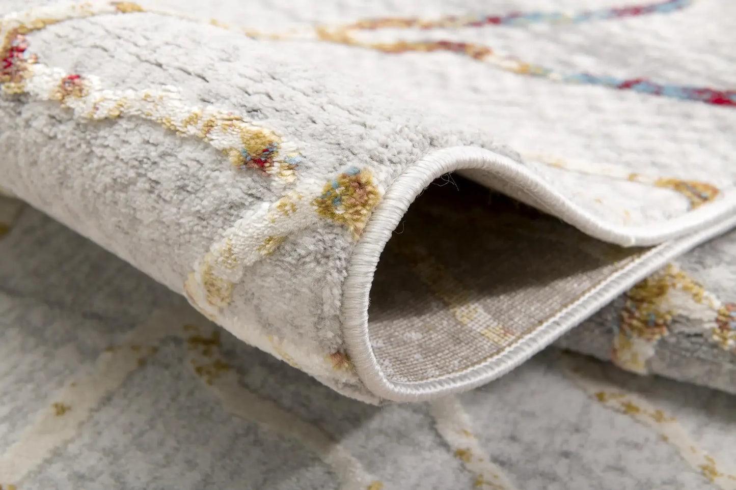 3' X 5' Gold And Ivory Abstract Branches Area Rug - Homeroots - Flyclothing LLC