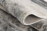 5' X 7' Gray And Ivory Abstract Dhurrie Area Rug - Homeroots - Flyclothing LLC