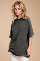 Basic Bae Round Neck Half Sleeve T-Shirt - ShopBasicbae - Flyclothing LLC