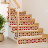 6" X 6" Golden Ruby Removable Peel And Stick Tiles - Homeroots - Flyclothing LLC