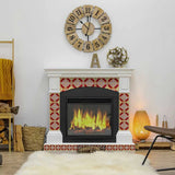 8" X 8" Golden Ruby Removable Peel And Stick Tiles - Homeroots - Flyclothing LLC