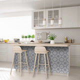 6" X 6" Gray And White Spire Peel And Stick Removable Tiles - Homeroots - Flyclothing LLC
