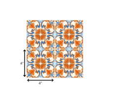 4" X 4" Queen Mosaic Removable  Peel And Stick Tiles