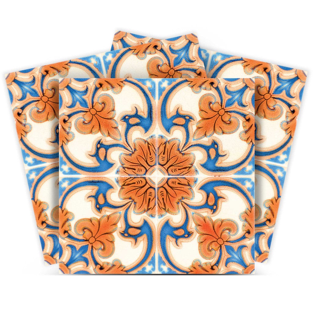 5" X 5" Queen Mosaic Removable  Peel And Stick Tiles - Homeroots