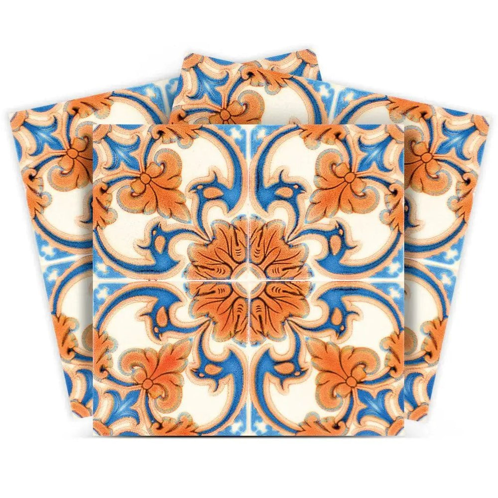 6" X 6" Queen Mosaic Removable  Peel And Stick Tiles - Homeroots