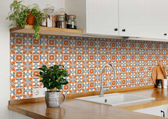 7" X 7" Queen Mosaic Removable  Peel And Stick Tiles - Homeroots