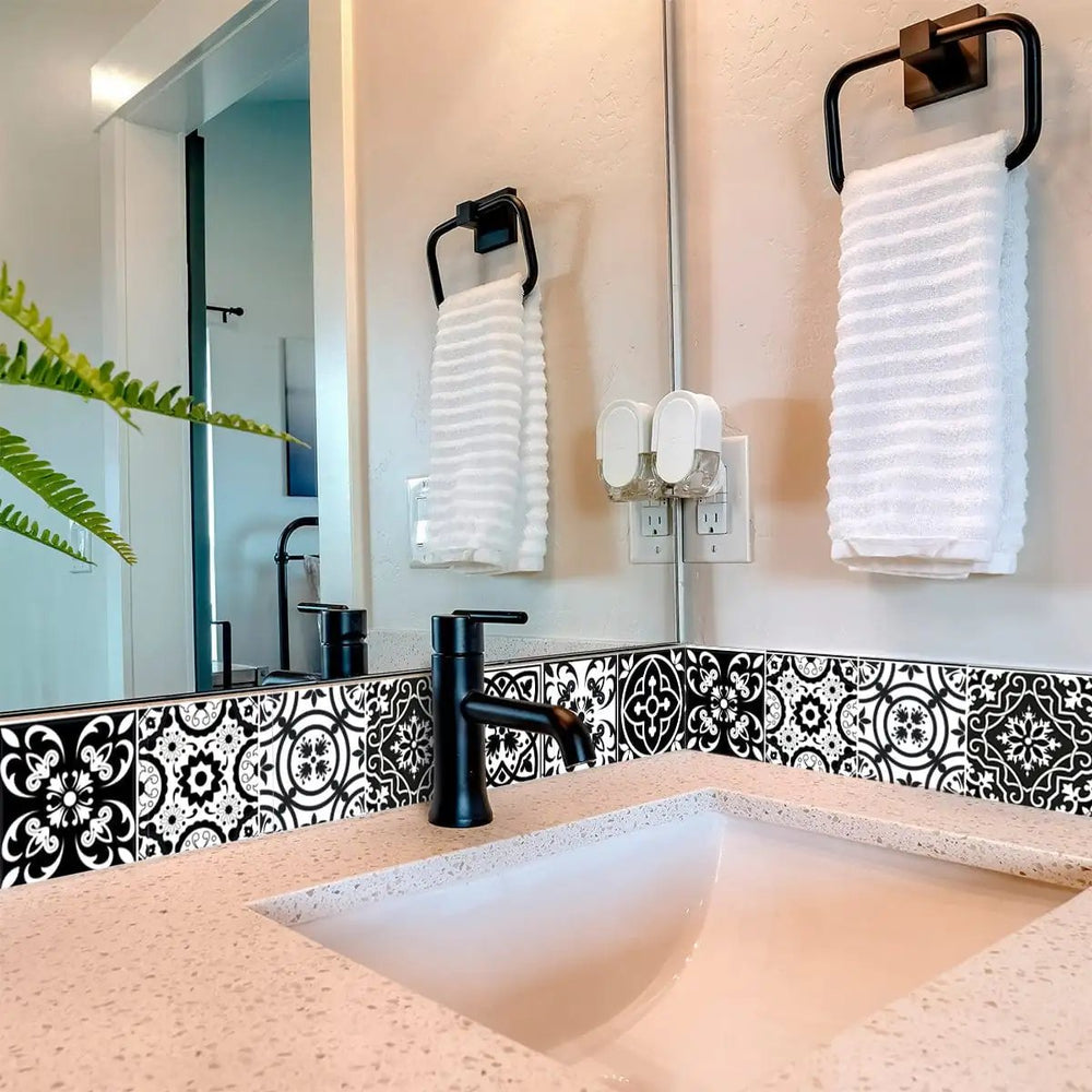 4" X 4" The Night Sky Mosaic Peel And Stick Removable Tiles - Homeroots - Flyclothing LLC