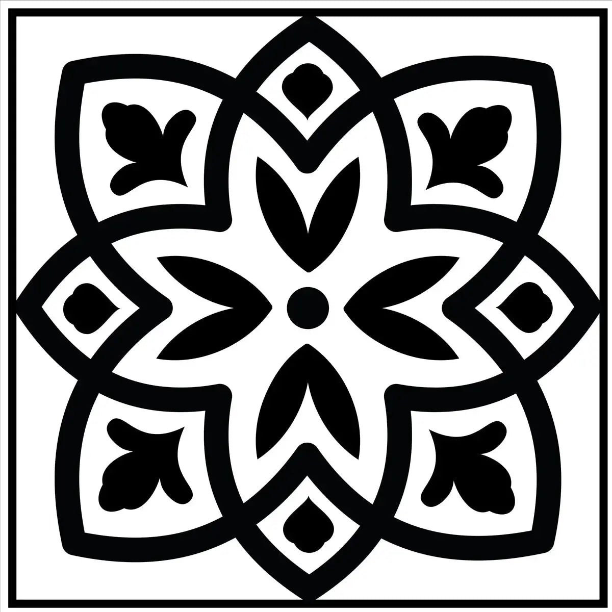 6" X 6" The Night Sky Mosaic Peel And Stick Removable Tiles - Homeroots - Flyclothing LLC