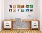 4" X 4" World Traveler Peel And Stick Removable Tiles - Homeroots