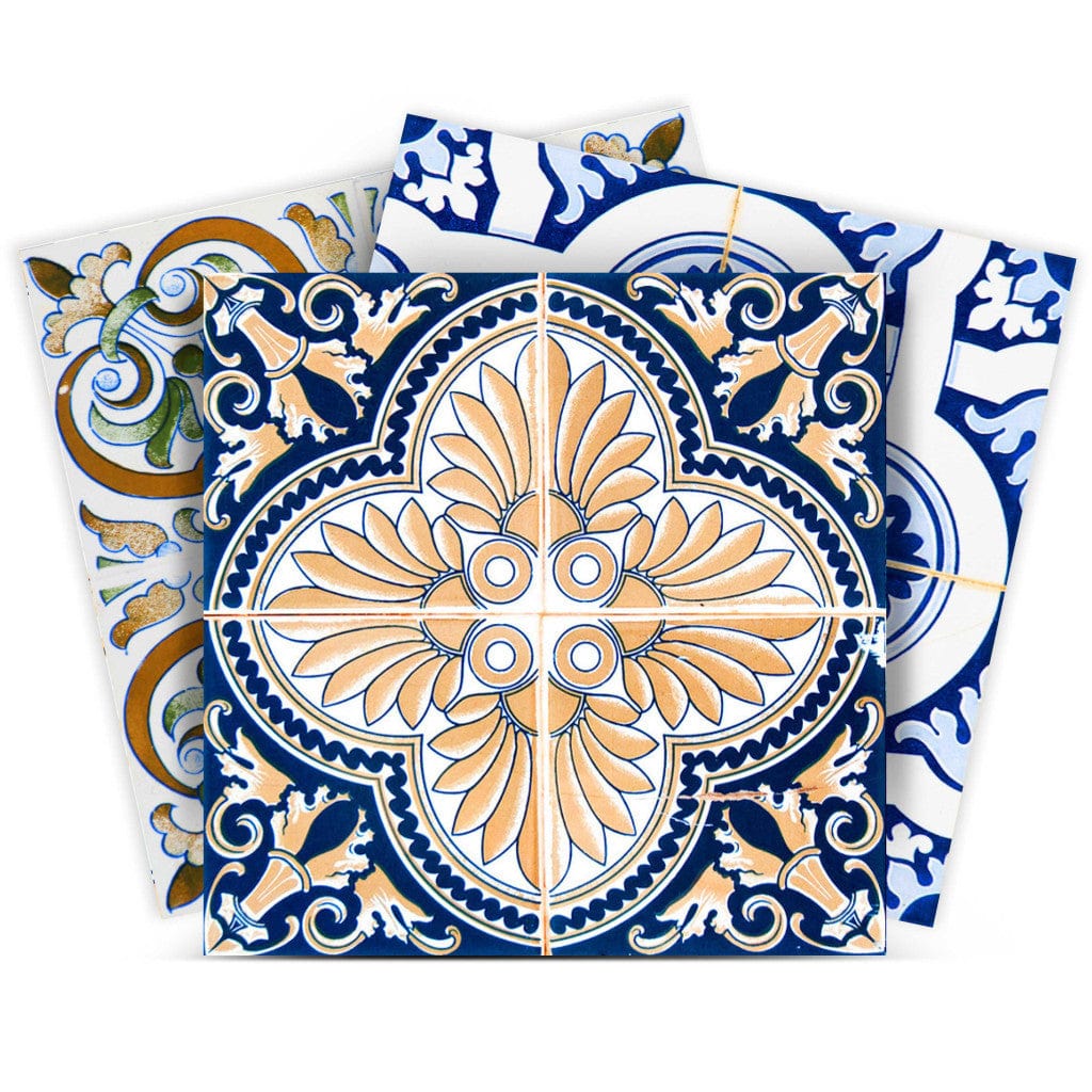 5" X 5" Dianna Mutli Mosaic Peel And Stick Tiles - Homeroots