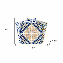 5" X 5" Dianna Mutli Mosaic Peel And Stick Tiles - Homeroots