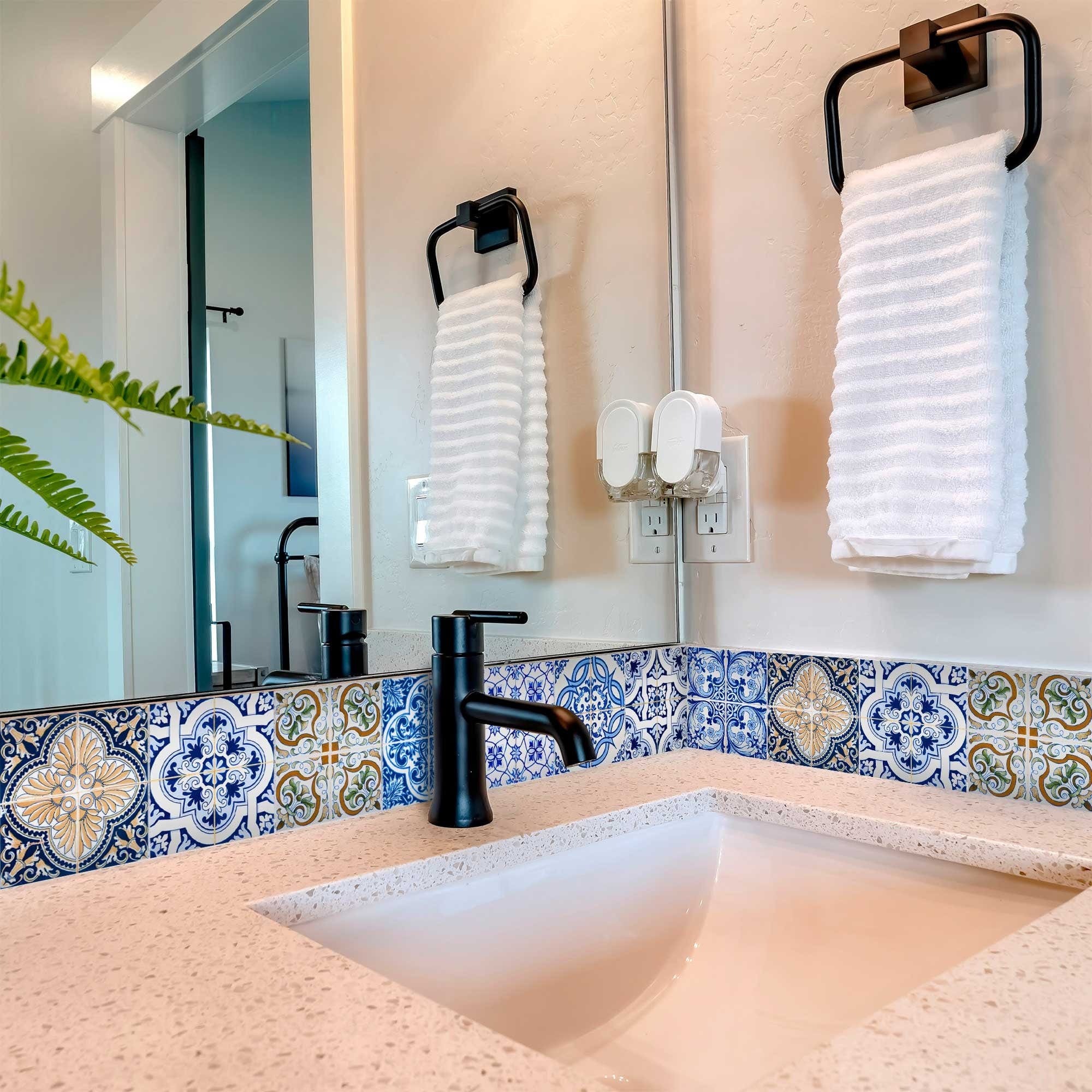 6" X 6" Dianna Mutli Mosaic Peel And Stick Tiles - Homeroots