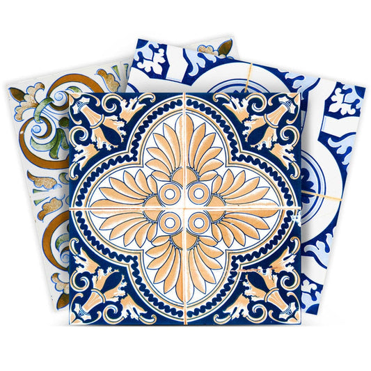 6" X 6" Dianna Mutli Mosaic Peel And Stick Tiles - Homeroots