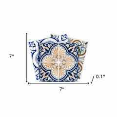 7" X 7" Dianna Mutli Mosaic Peel And Stick Tiles - Homeroots
