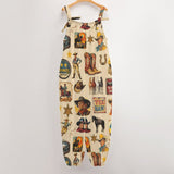 Baha Ranch Vintage Cowboy Overalls Jumpsuit