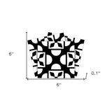 6" X 6" Black And White Coli Peel And Stick Tiles - Homeroots - Flyclothing LLC