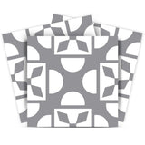 5" X 5" Light Gray And White Coli Peel And Stick Tiles - Homeroots - Flyclothing LLC