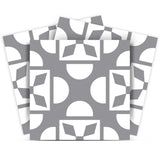 6" X 6" Light Gray And White Coli Peel And Stick Tiles - Homeroots