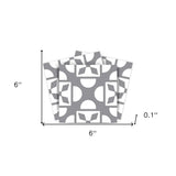 6" X 6" Light Gray And White Coli Peel And Stick Tiles - Homeroots - Flyclothing LLC