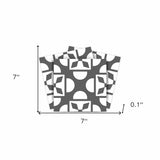 7" X 7" Dark Gray And White Coli Peel And Stick Tiles - Homeroots - Flyclothing LLC