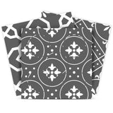 5" X 5" Gray And White Mosaic Peel And Stick Removable Tiles - Homeroots - Flyclothing LLC